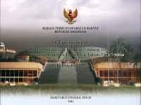 MAJELIS PERMUSYAWARATAN RAKYAT REPUBLIK INDONESIA