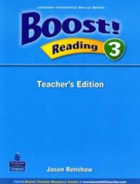 Image of Boost! reading 3 : teacher's edition