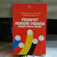 Image of FILSAFAT HUKUM PIDANA DALAM TANYA JAWAB