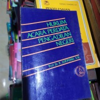 Image of HUKUM ACARA PERDATA PENGADILAN NEGERI