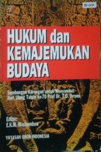 HUKUM dan KEMAJEMUKAN BUDAYA