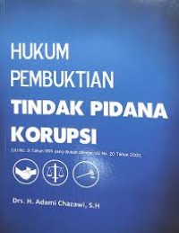 Image of HUKUM PEMBUKTIAN TINDA PIDANA KORUPSI