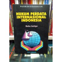 HUKUM PERDATA INTERNASIONAL INDONESIA Buku ke-3