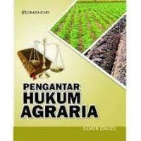 Image of PENGANTAR HUKUM AGRARIA