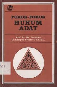 POKOK - POKOK HUKUM ADAT