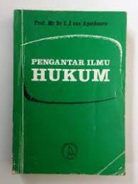 Pengantar Ilmu Hukum