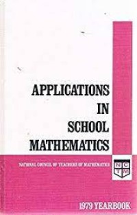 APPLICATIONS IN SCHOOL MATHEMATICS 1979 YEARBOOK