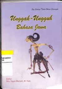 Unggah - Ungguh Bahasa Jawa