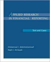 Applied research in financial reporting