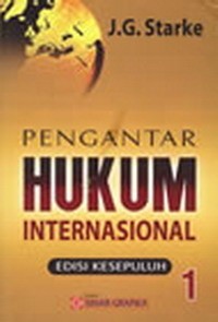 Pengantar hukum internasional 1