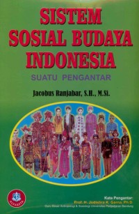 Image of SISTEM SOSIAL BUDAYA INDONESIA: Suatu Pengantar
