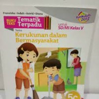 KERUKUNAN DALAM BERMASYARAKAT 5C: Untuk SD/MI Kelas V