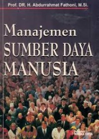 Image of Manajemen sumberdaya manusia