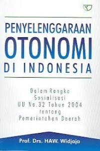 Image of PENYELENGGARAAN OTONOMI DI INDONESIA