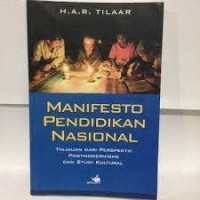 Manifesto pendidikan nasional