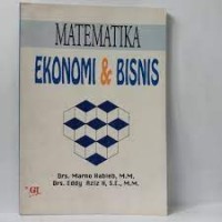 MATEMATIKA EKONOMI & BISNIS