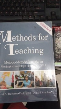 Methods for teaching :metode-metode pengajaran