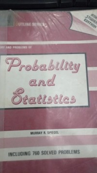 Theory and problems of probability and statistics