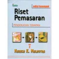 Riset pemasaran pendekatan terapan jilid 2