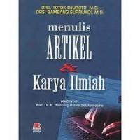 MENULIS ARTIKEL & KARYA ILMIAH