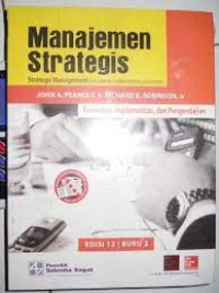 Manajemen strategis : formulasi implementasi dan pengendalian buku 2